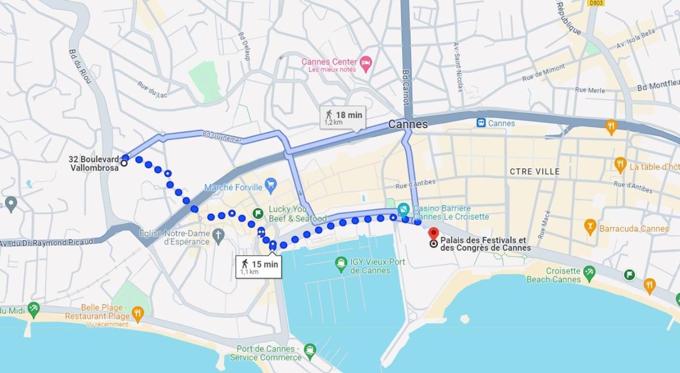 2 pièces - Croisette et Plages à 10 mn à pieds Cannes Exterior foto
